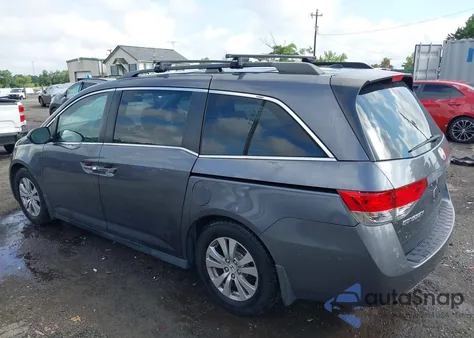 2017 Honda Odyssey Ex-L from USA, damaged, VIN 5FNRL5H65HB001517